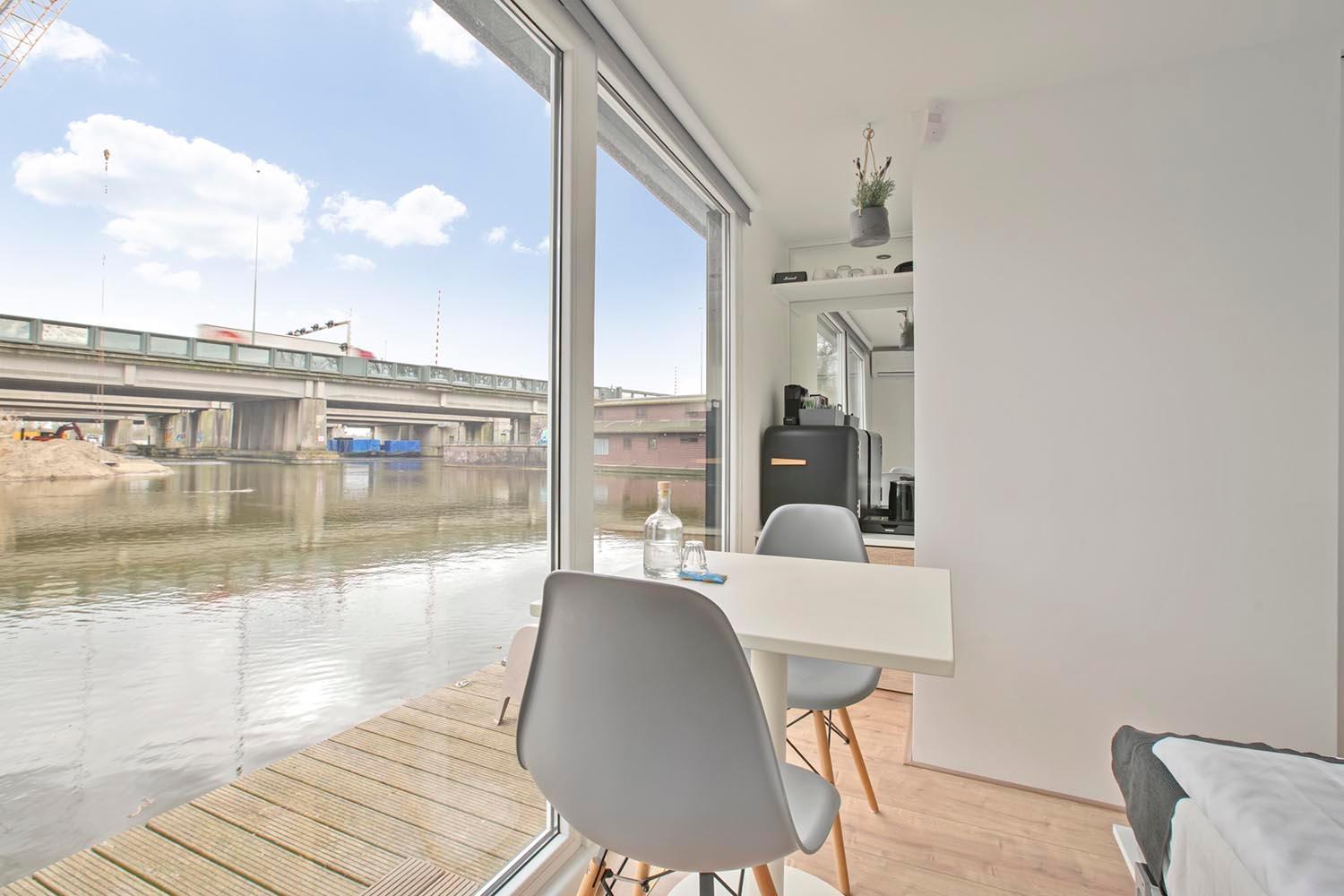 Houseboat The New Lake - Nieuwe Meer Amsterdam Bagian luar foto